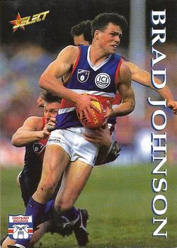1995 Select AFL #63 Brad Johnson Front